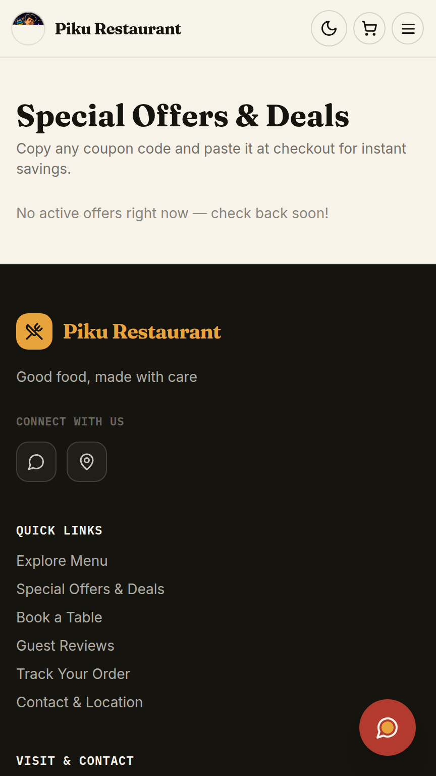 Restaurant — Full-Featured Restaurant Ordering Website - Screenshot 3