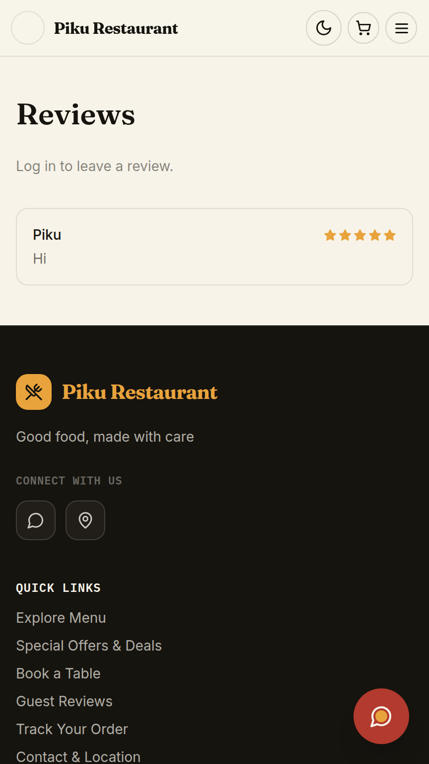 Restaurant — Full-Featured Restaurant Ordering Website - Screenshot 5